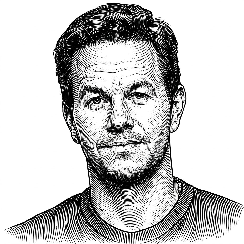 Monochrome Engraving Portrait Style — example 1