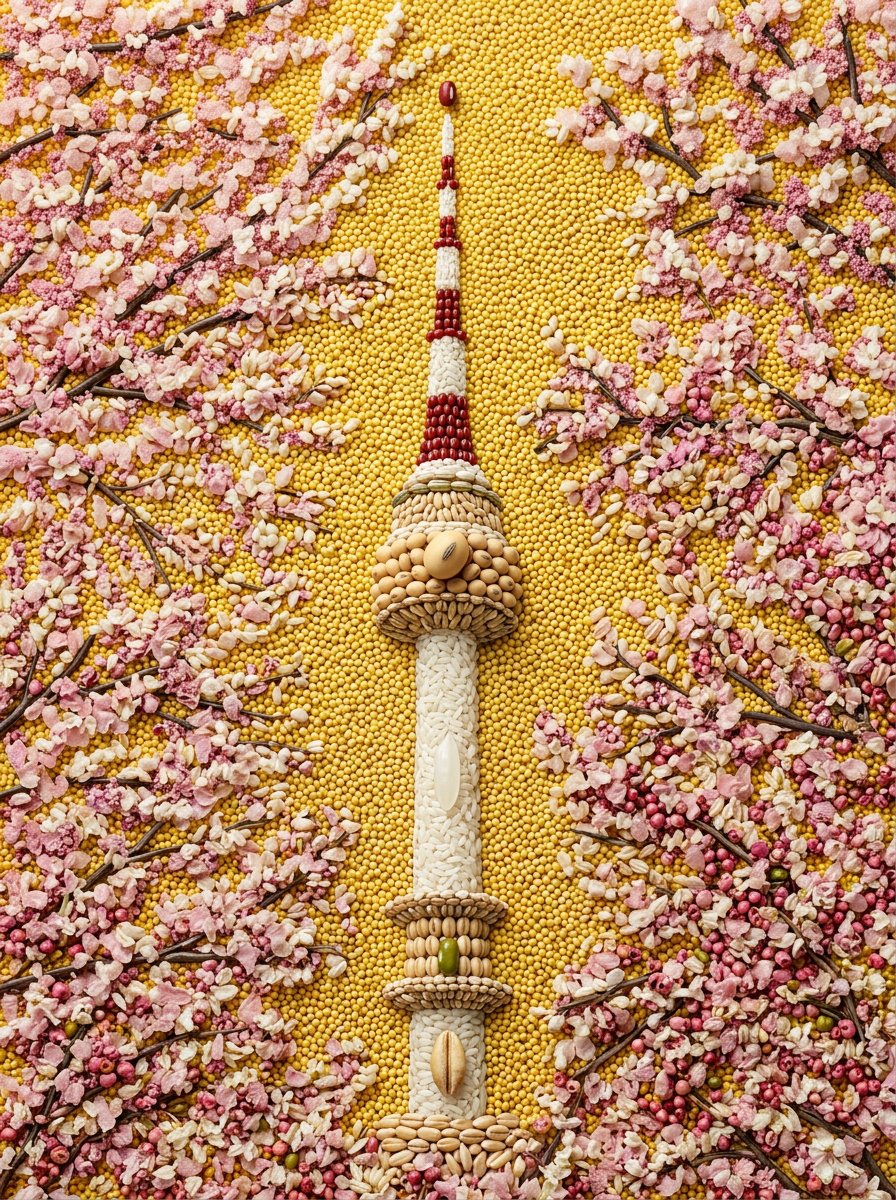 Maximalist Grain Art Prompt for Nano Banana 2