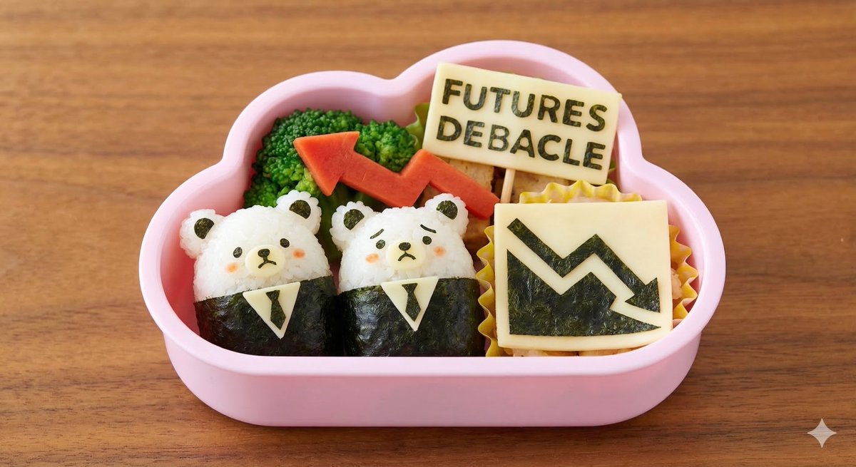 Kawaii Bento Inspired by Futures Trading Debacle — example 1