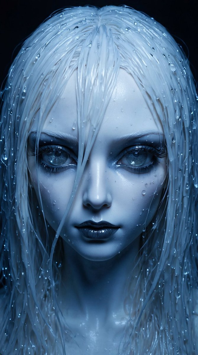 High-Fashion Ball-Jointed Doll in Synthetic Despair — example 1