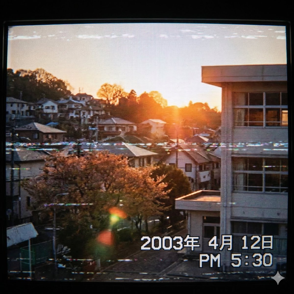 Generate a 2000s Japanese Suburb Atmosphere — example 1