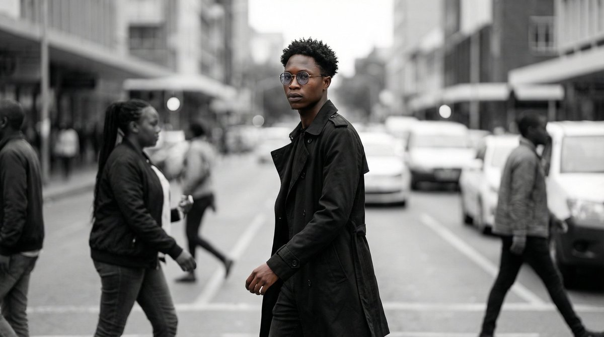 Cinematic Street Portrait — example 1