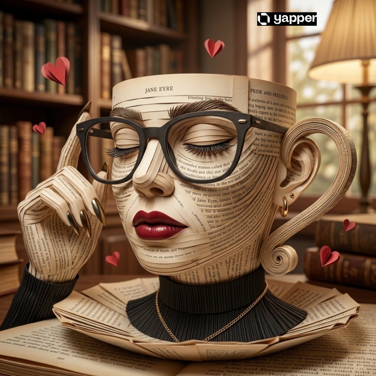 Surreal Coffee Cup Artwork Prompt — example 1