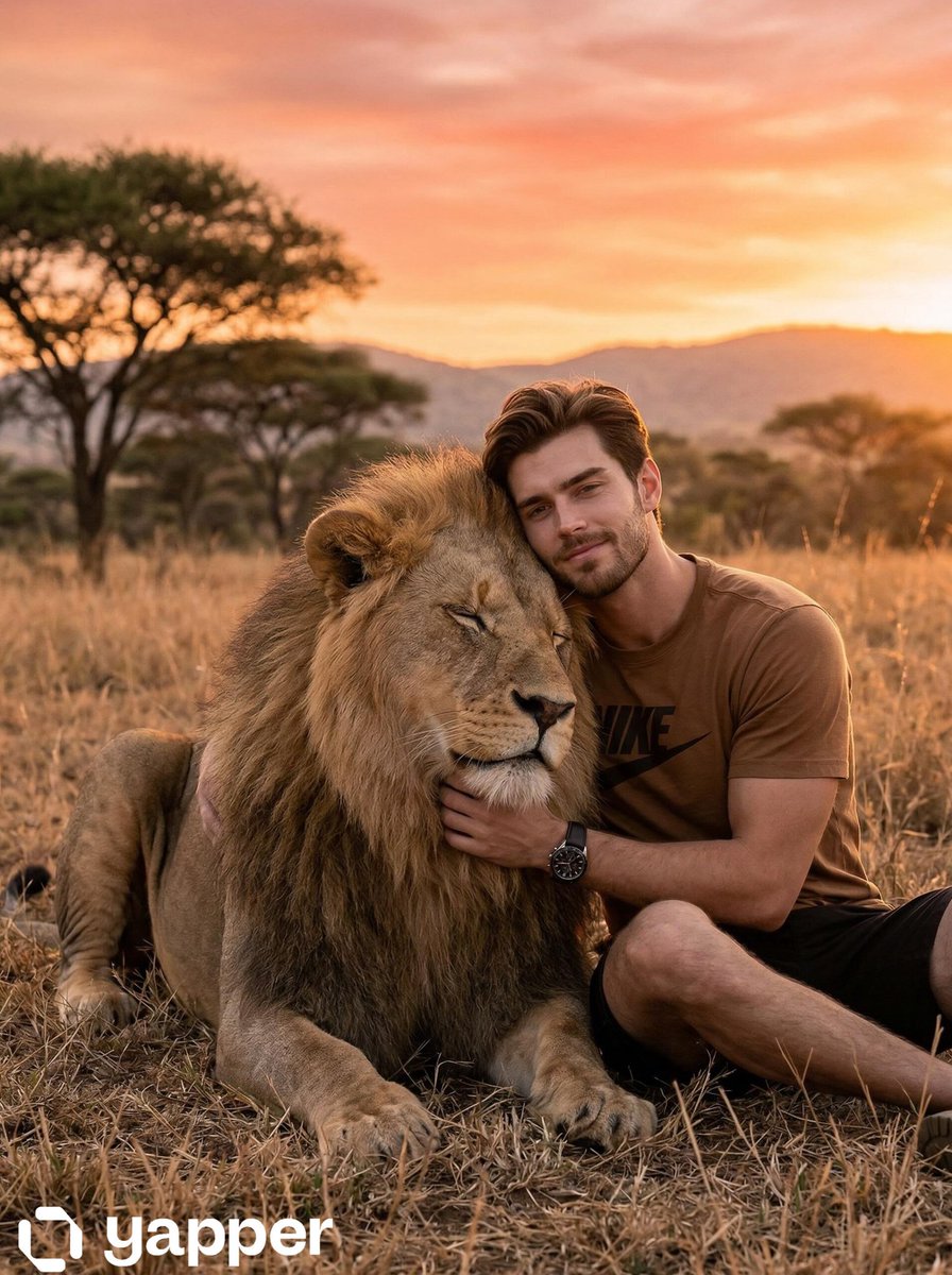Cinematic Golden-Hour Scene in the African Savanna — example 1