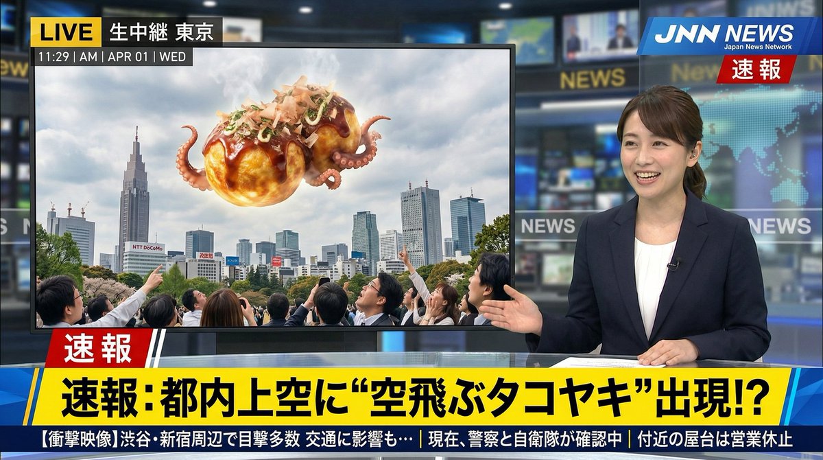 April Fool's Fake News Image Generation Prompt — example 4