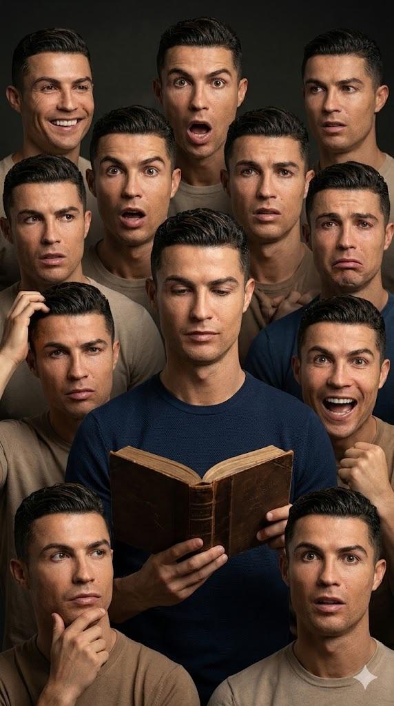 Cinematic Composite Portrait of Multiple Emotional Selves — example 1