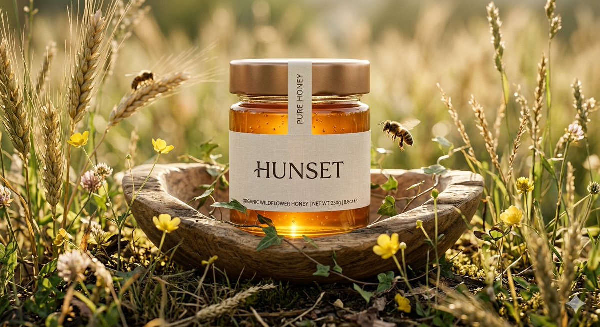 Ultra-Realistic Cinematic Honey Product Shot — example 1