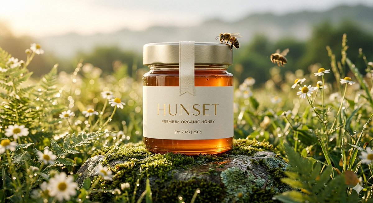 Ultra-Realistic Cinematic Honey Product Shot — example 2