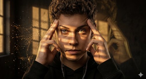 Chiaroscuro Psychic Concentration Portrait — example 1