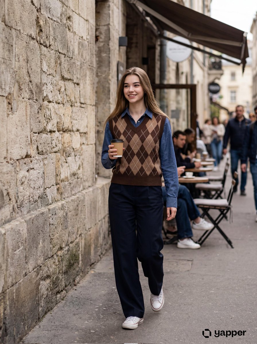 Photorealistic Lifestyle Photo of a Young Woman in an Urban Setting — example 1