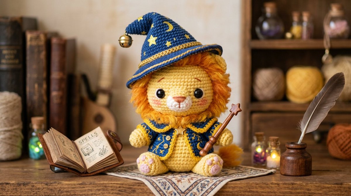 Cute Amigurumi Wizard Plush — example 2