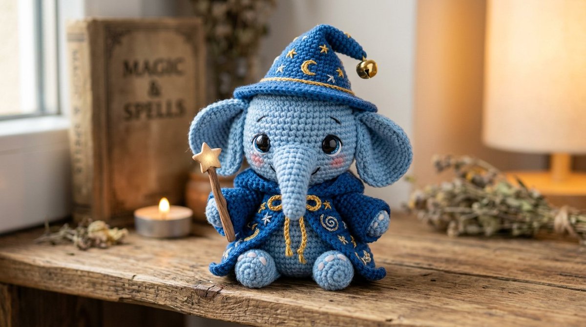 Cute Amigurumi Wizard Plush — example 3