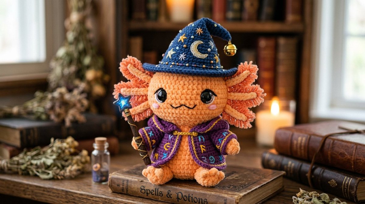 Cute Amigurumi Wizard Plush — example 4