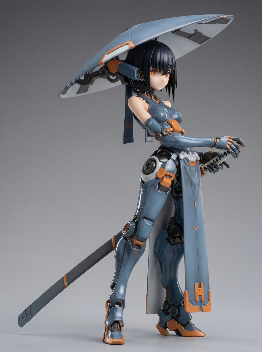 Mecha Girl figure concept generated by Nano Banana Pro — example 1