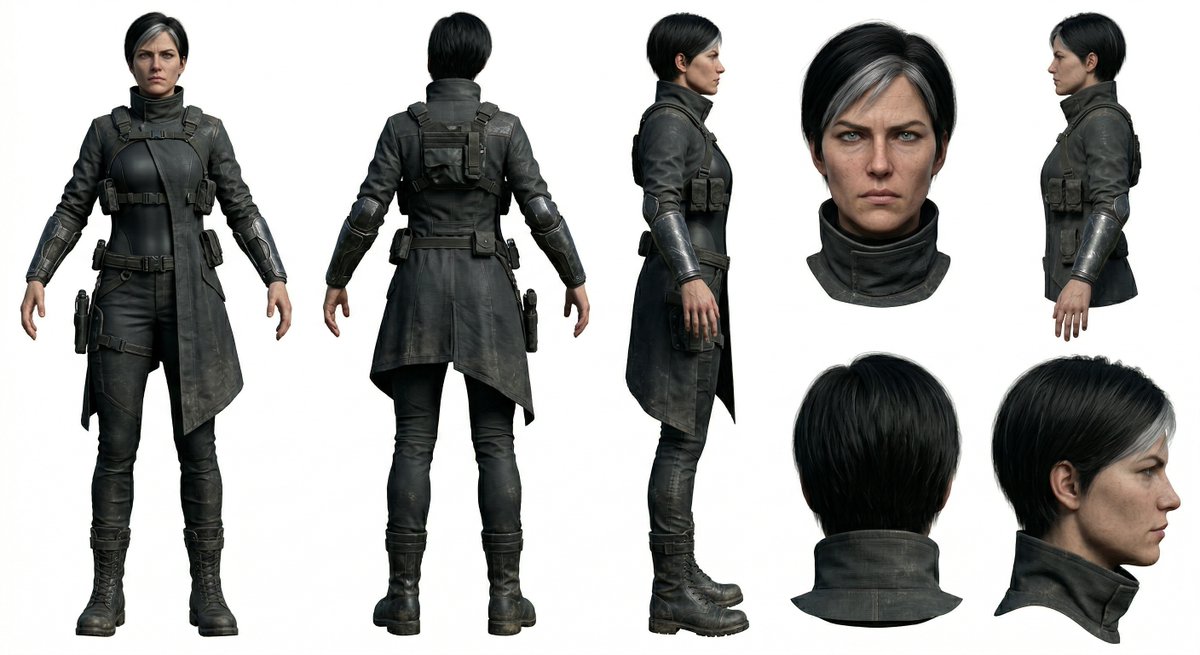 Photoreal Character Reference Sheet Prompt for Nano Banana Pro