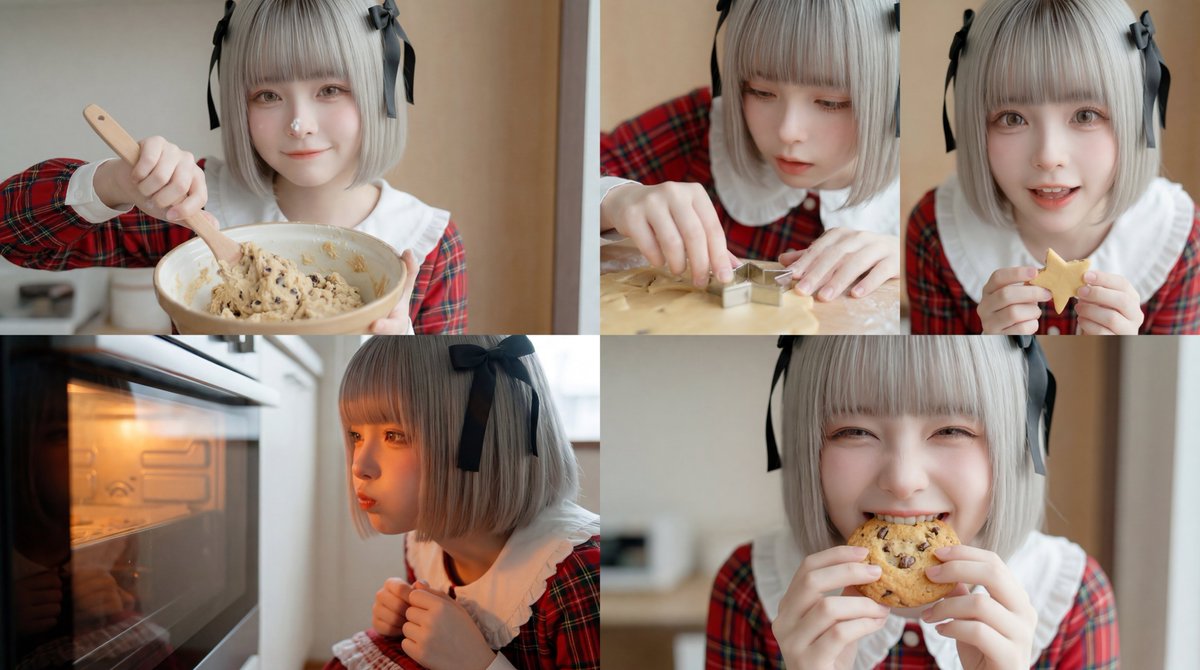 Cookie Baking Scene for Image and Video Generation — example 1