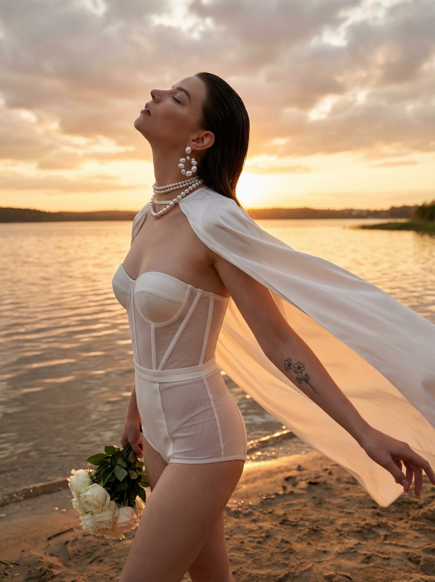 Avant-Garde Bridal Editorial Prompt for Nano Banana Pro — example 1