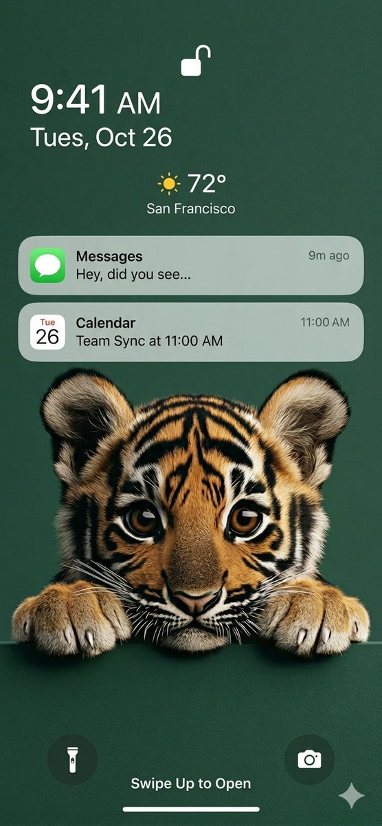 4K Wallpaper Prompt of a Baby Tiger Cub using Gemini Nano Banana Pro — example 2