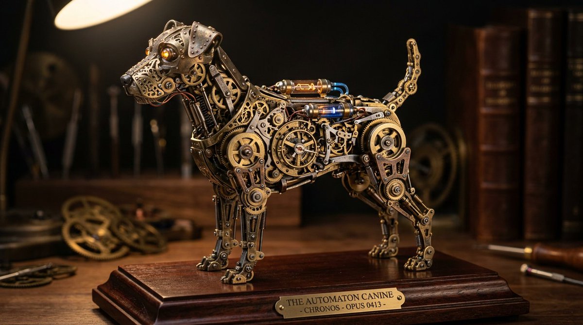 Steampunk Miniature Clockwork Machine — example 1