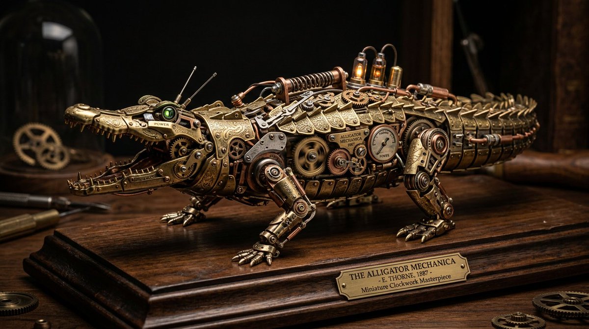 Steampunk Miniature Clockwork Machine — example 2