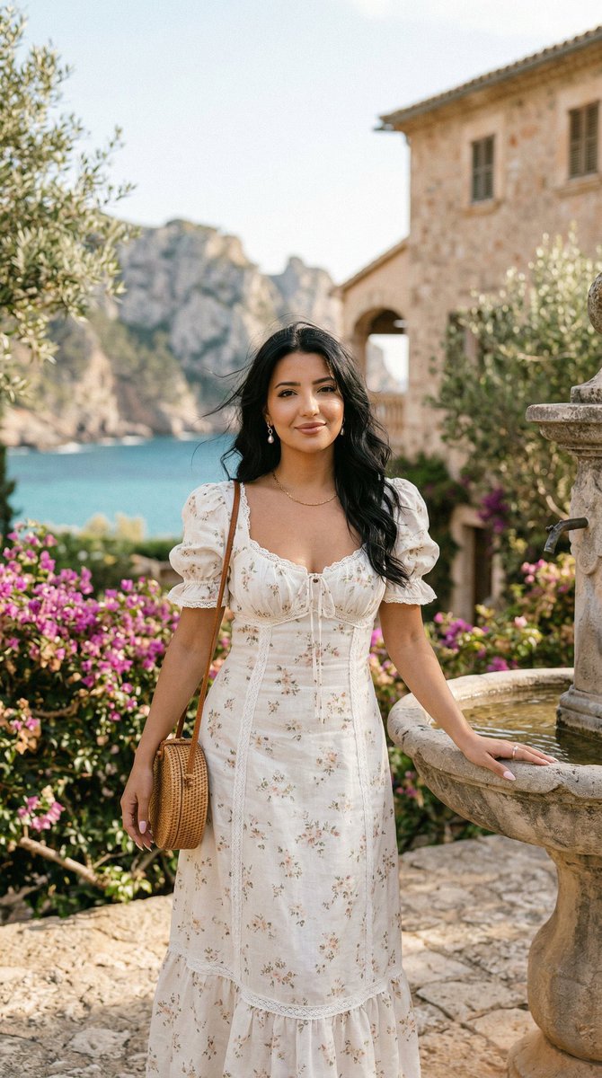 Romantic Mediterranean Coastal Editorial