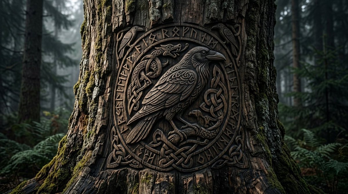 Viking Tree Carvings — example 2