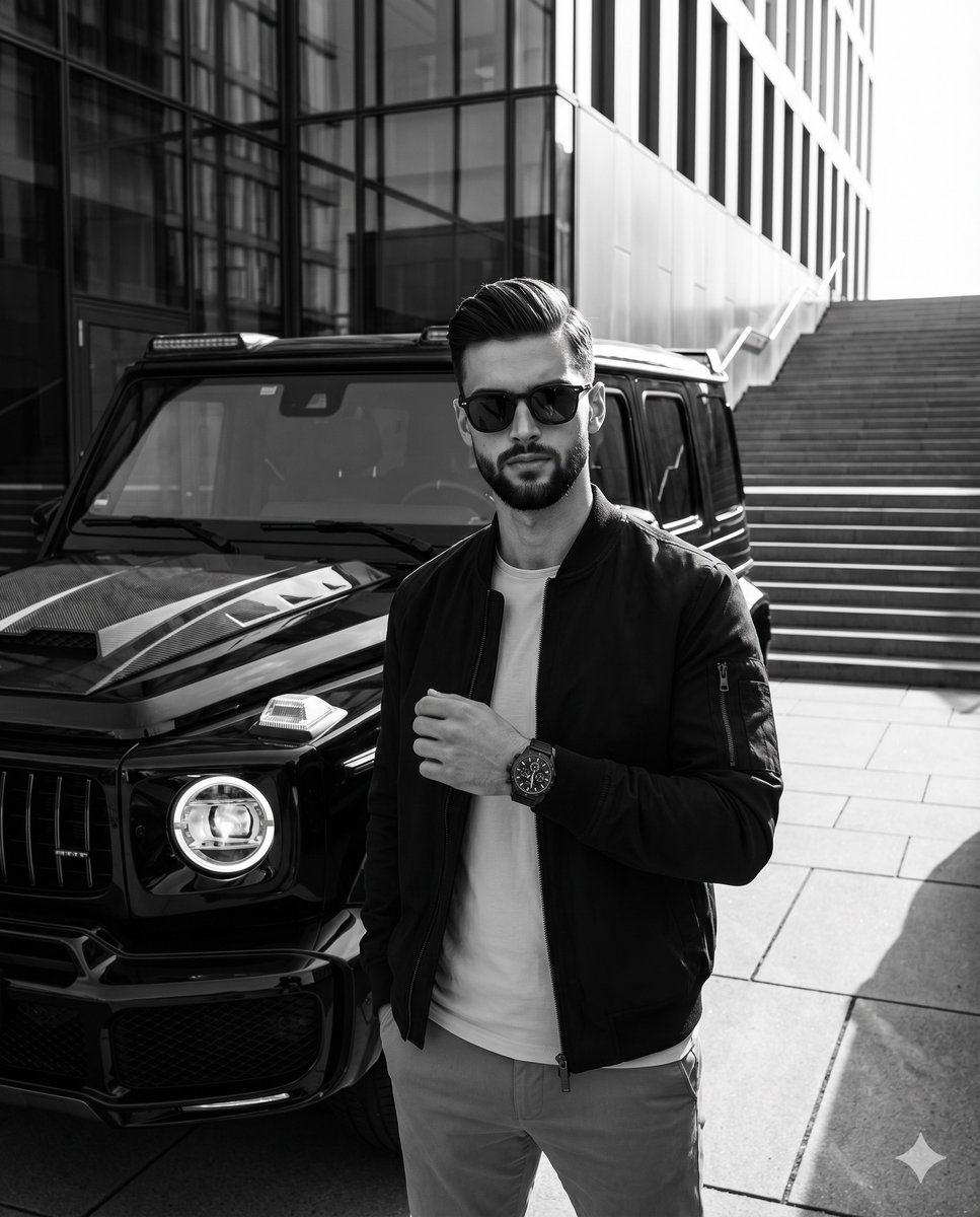 Urban Luxury Streetwear Portrait — example 1