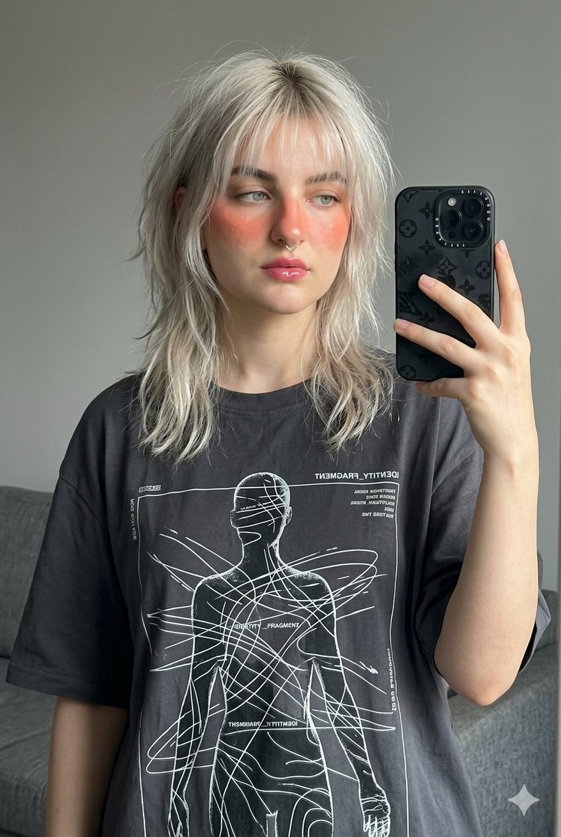 Editorial Mirror Selfie Edit — example 2