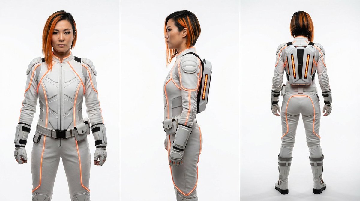 Sci-Fi Punk Japanese Woman View — example 1
