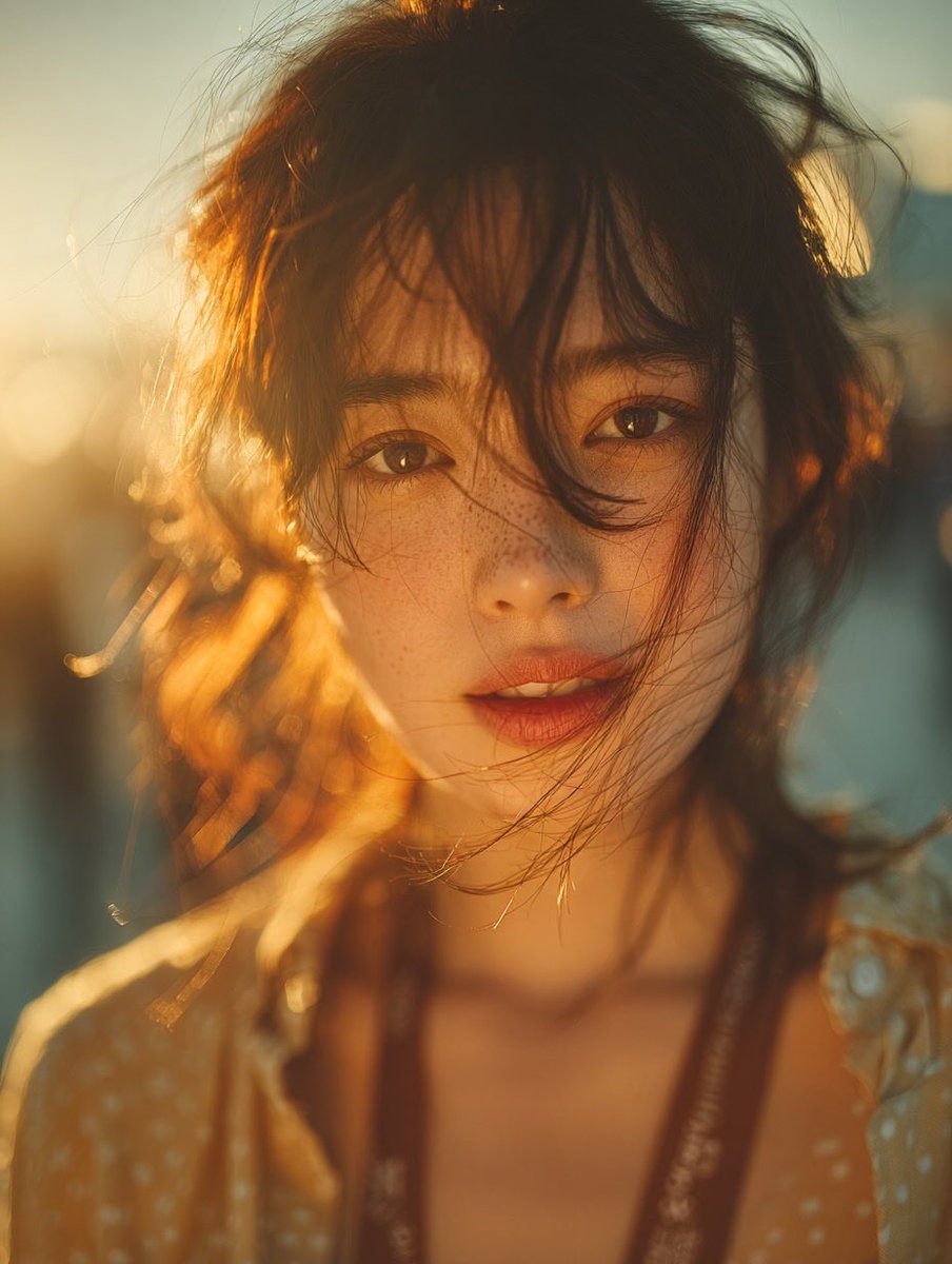 Golden Hour Rooftop Portrait — example 2
