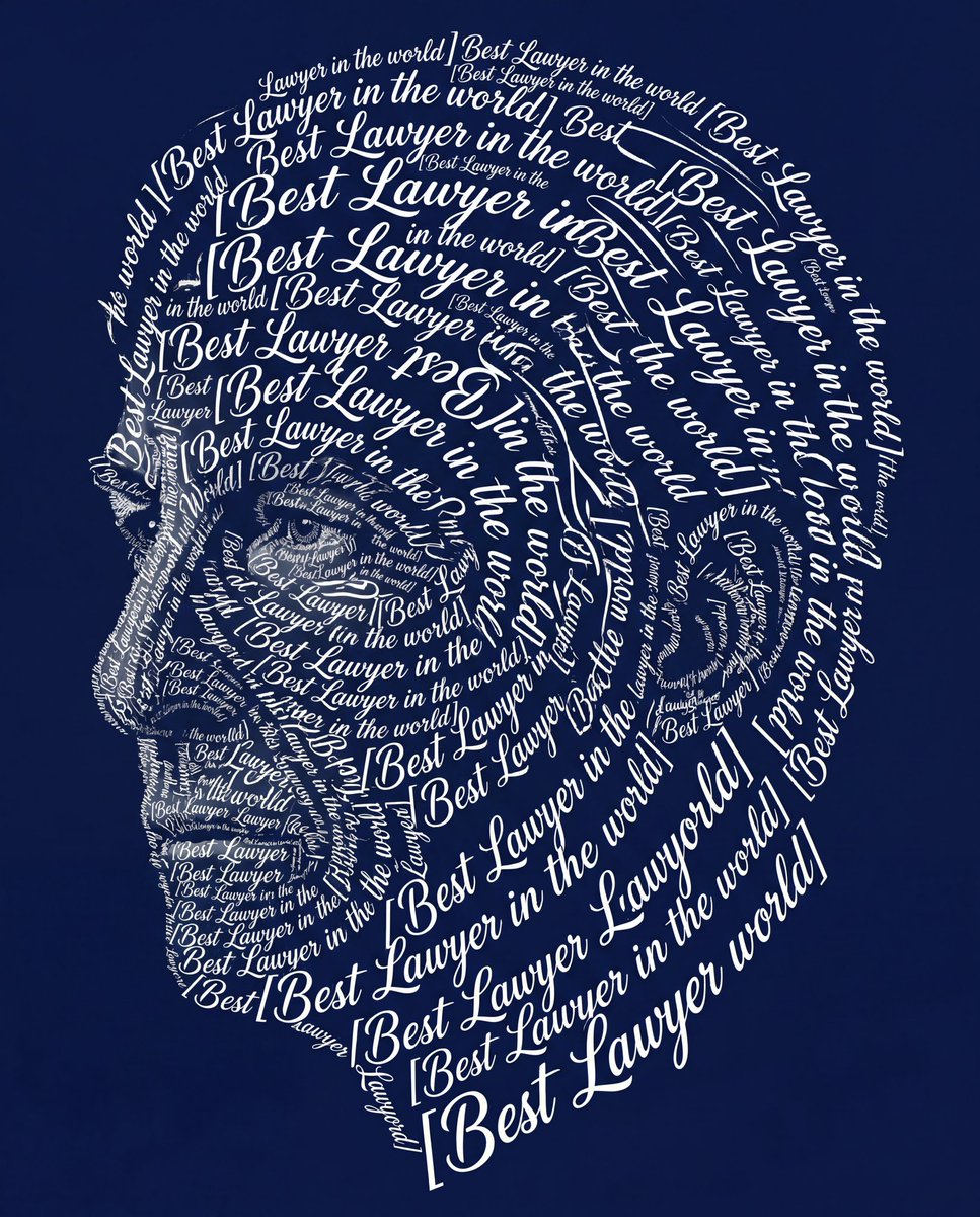 Typographic Art Portrait — example 3