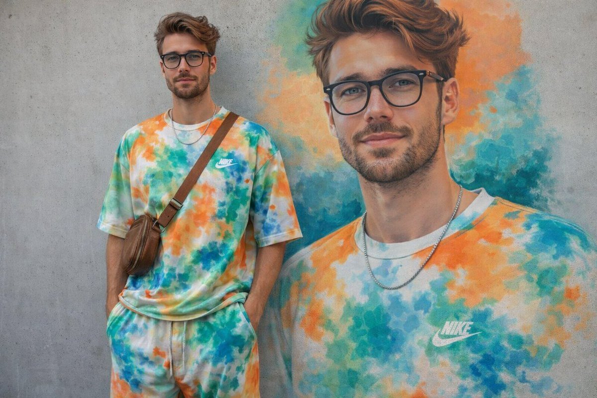 Minimal Mural Portrait — example 1