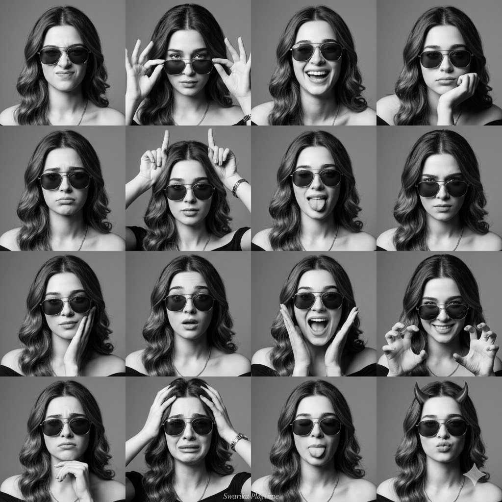 Expressive Photobooth Grid — example 1