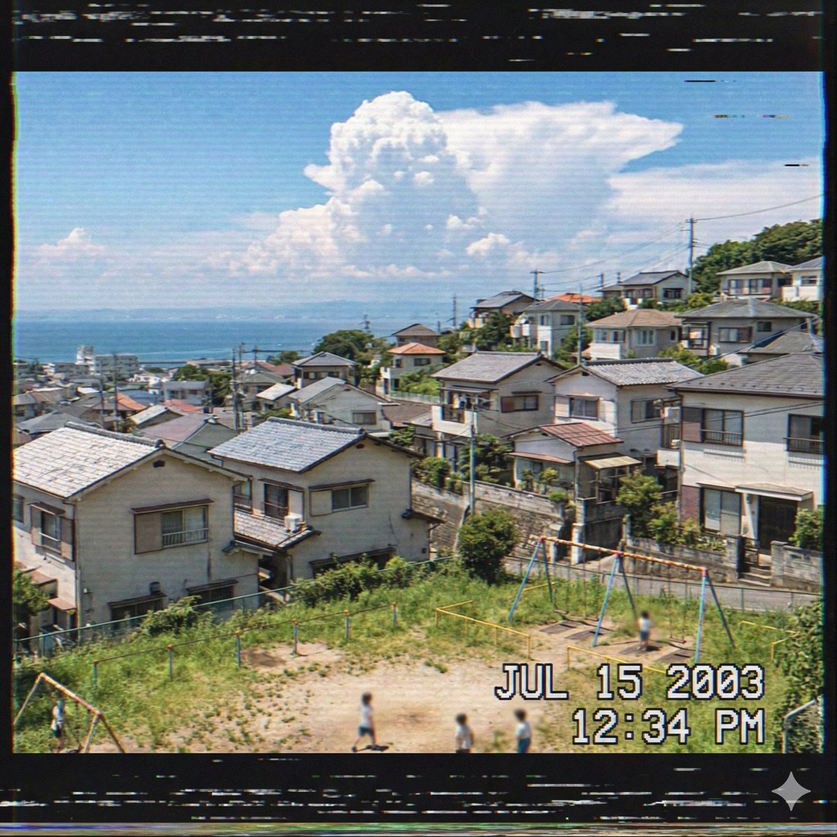 Nostalgic 2000s Japanese Suburb — example 4