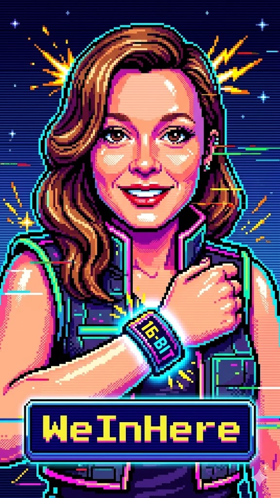 16-Bit Arcade Character Generator — example 1