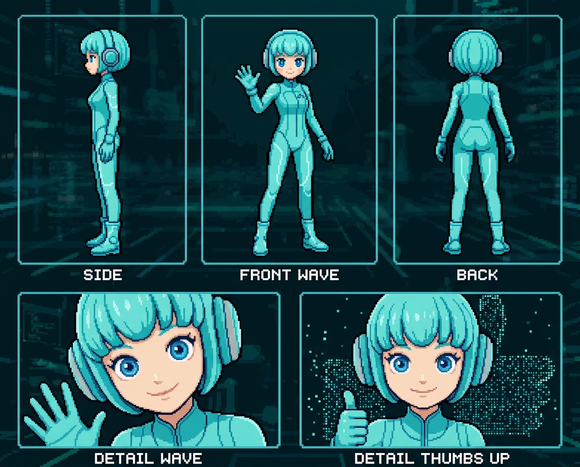 Retro 8-Bit Game Aesthetic Prompt — example 1
