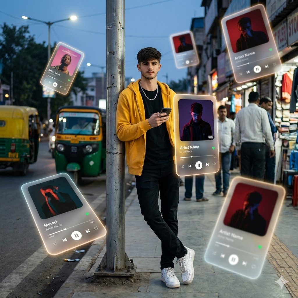 AR Augmented Reality Street Scene — example 1