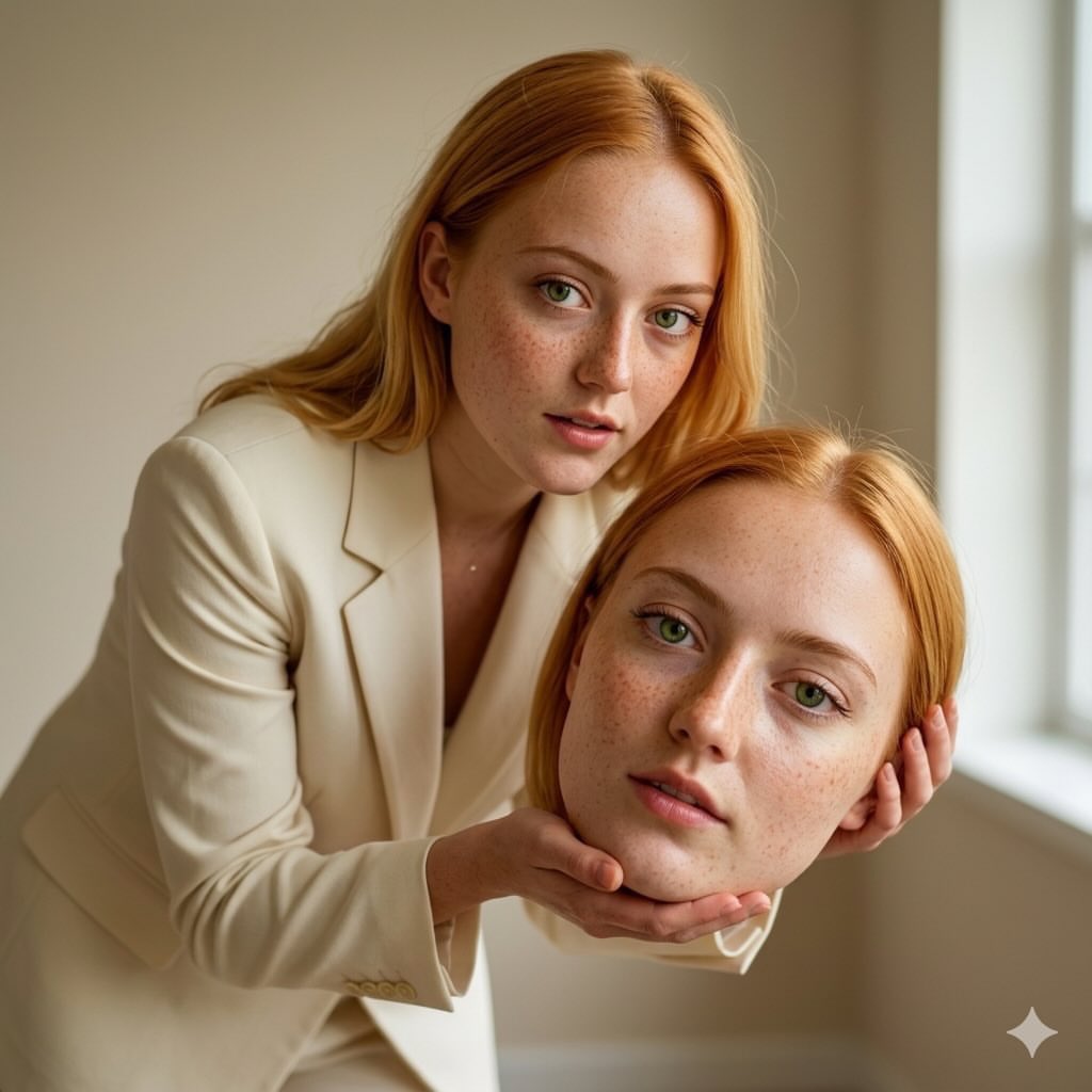 Surreal Conceptual Fashion Portrait — example 1