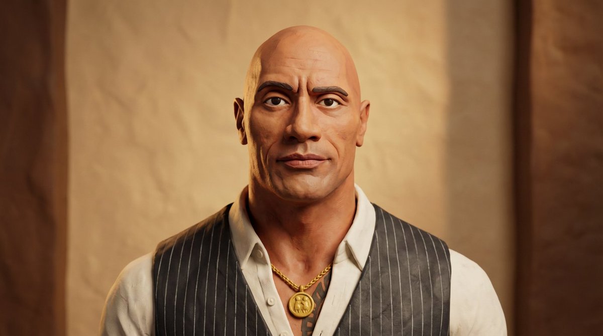 Claymation Style Portrait — example 2