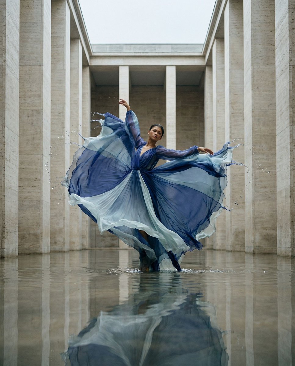Cinematic Symmetrical Motion Portrait