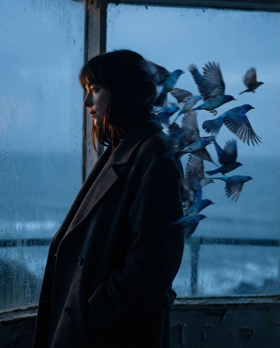 Surreal Blue Hour Avian Metamorphosis — example 2