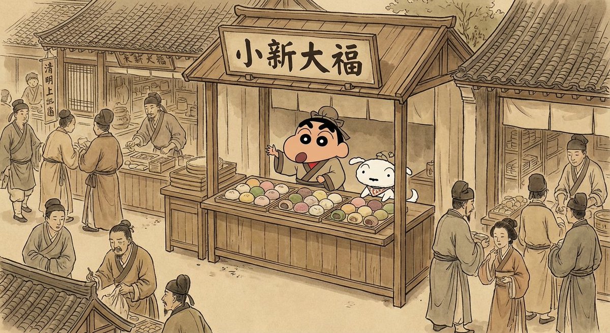 Chinese poetic and crossover character prompts — example 2