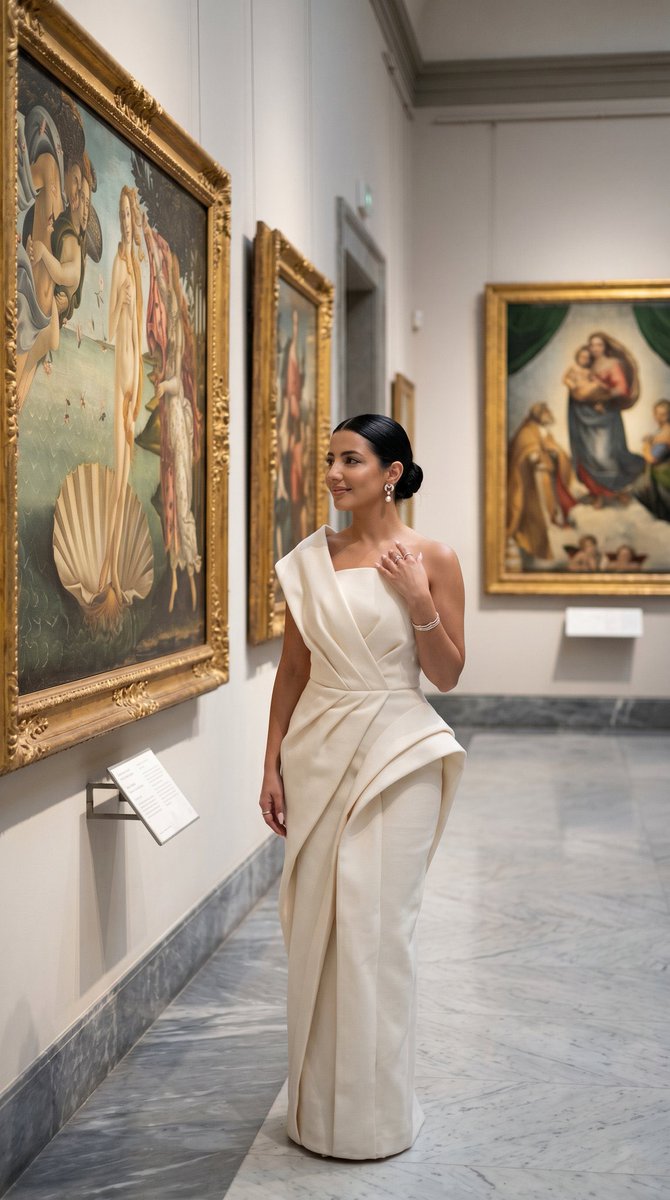 Museum High Fashion Editorial — example 1