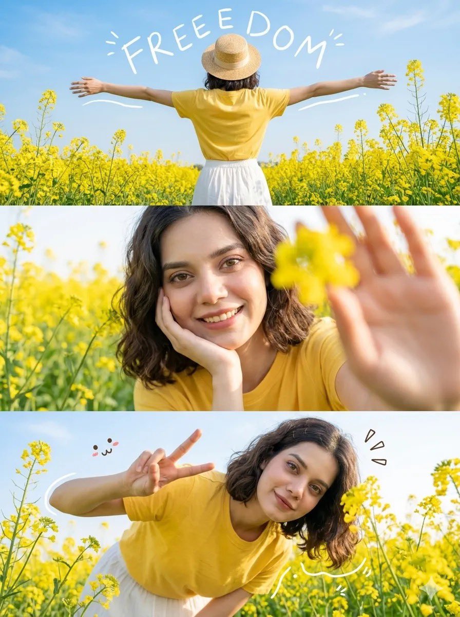 Flower Field Lifestyle Photography Prompt — example 1