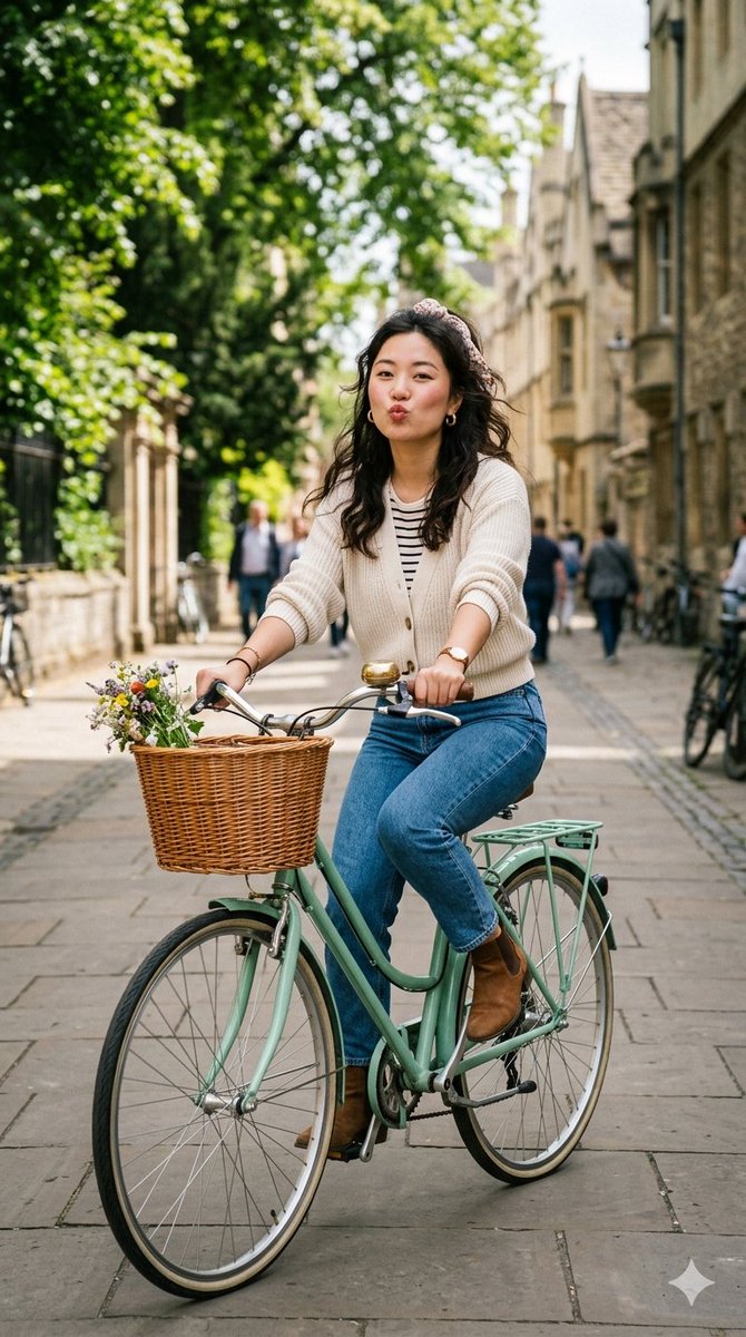 Candid European Bicycle Shot — example 1
