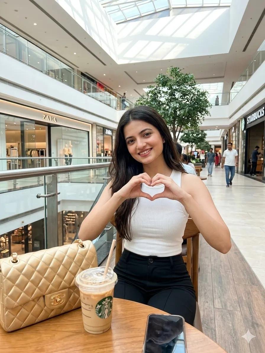 Lifestyle Portrait at a Shopping Mall — example 1
