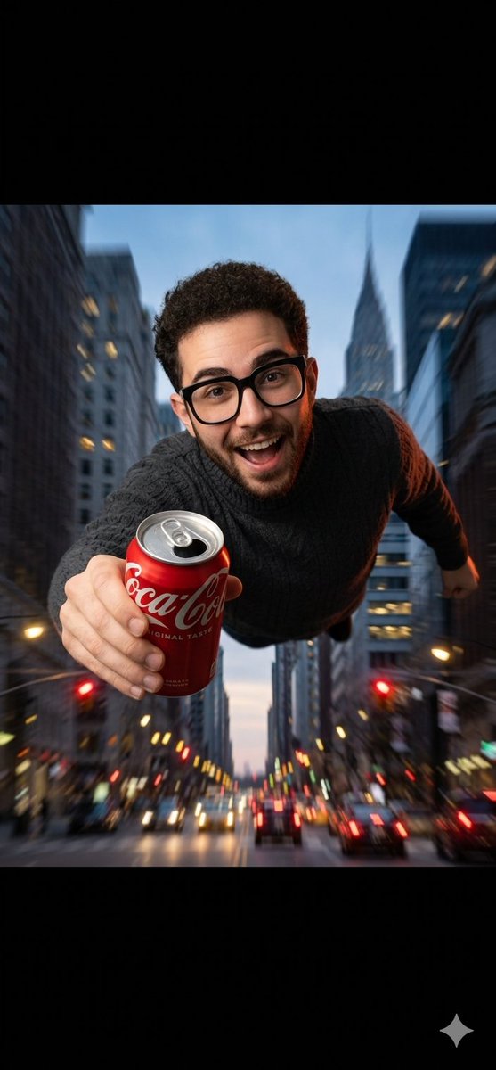 Dynamic Coca-Cola Supermen Prompt