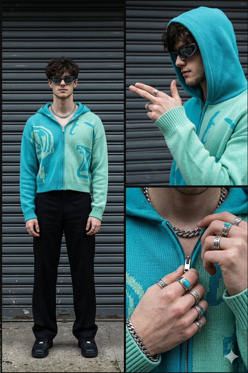 Streetwear Fashion Collage Prompt — example 1