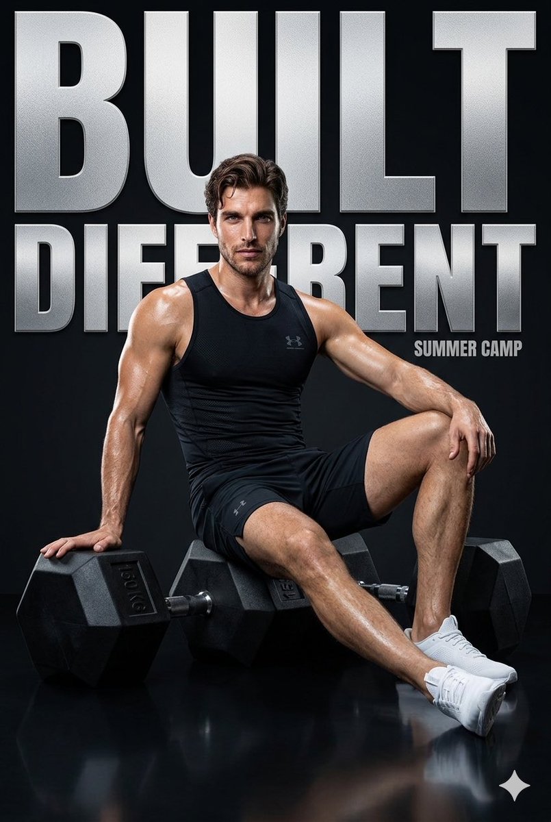 Fitness Campaign Studio Poster — example 1