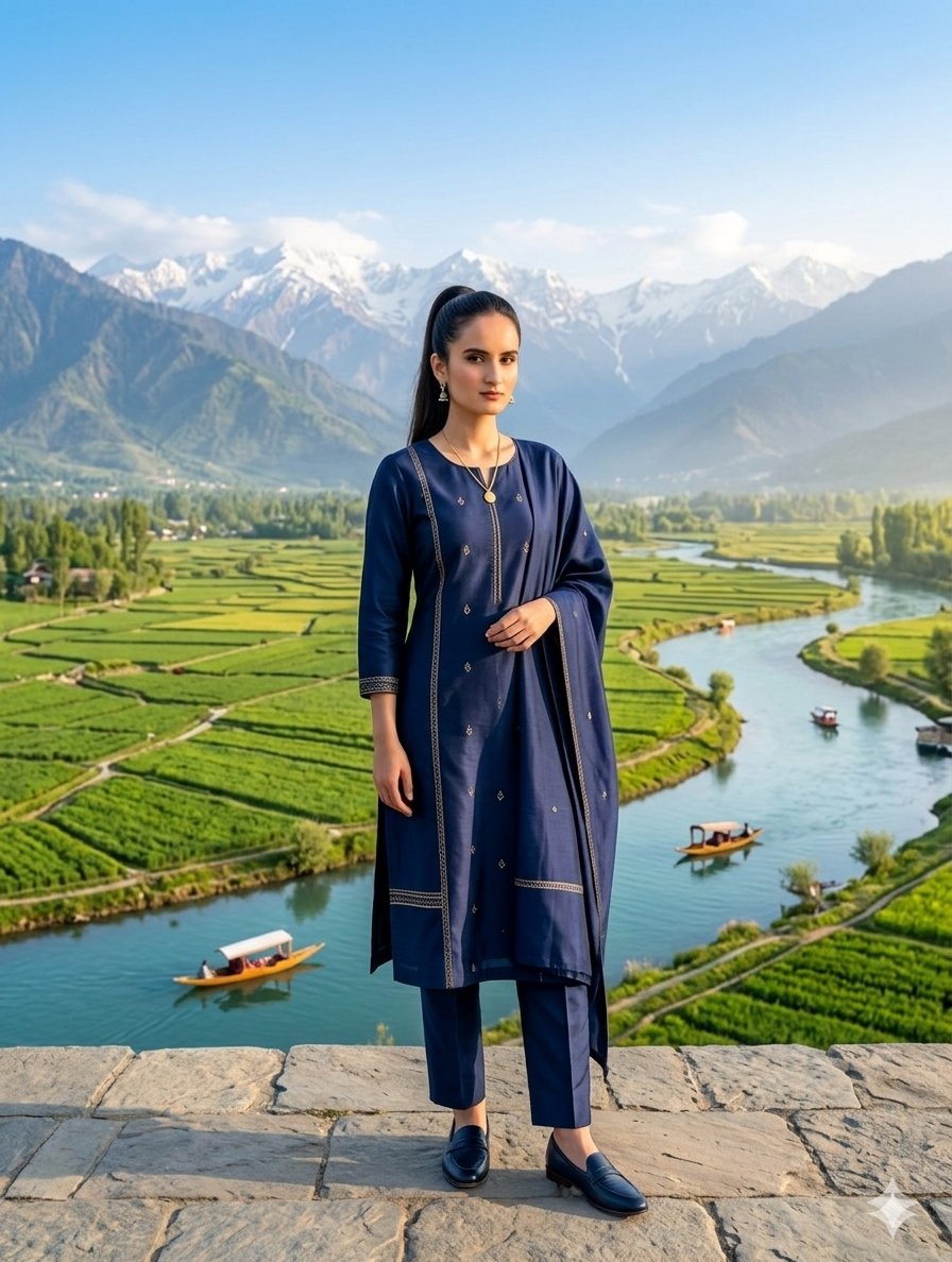 Kashmir Valley Portrait — example 1